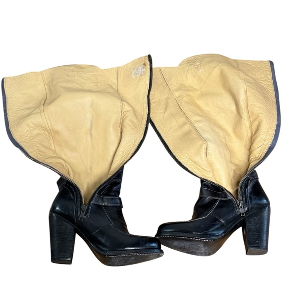 Bed Stu Black Heeled Boots - Picture 8 of 14